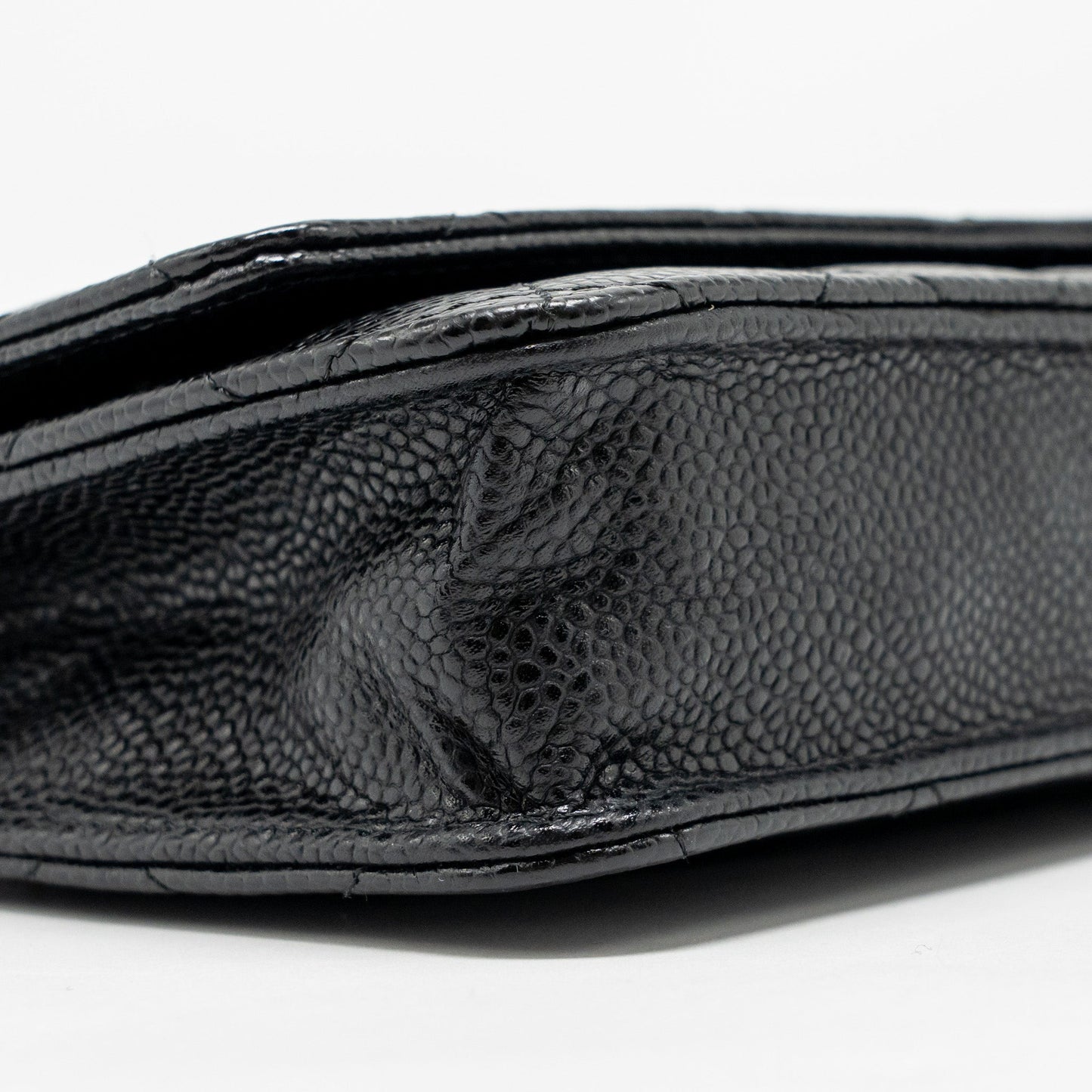 CHANEL Classic Wallet on Chain Caviar Black GHW