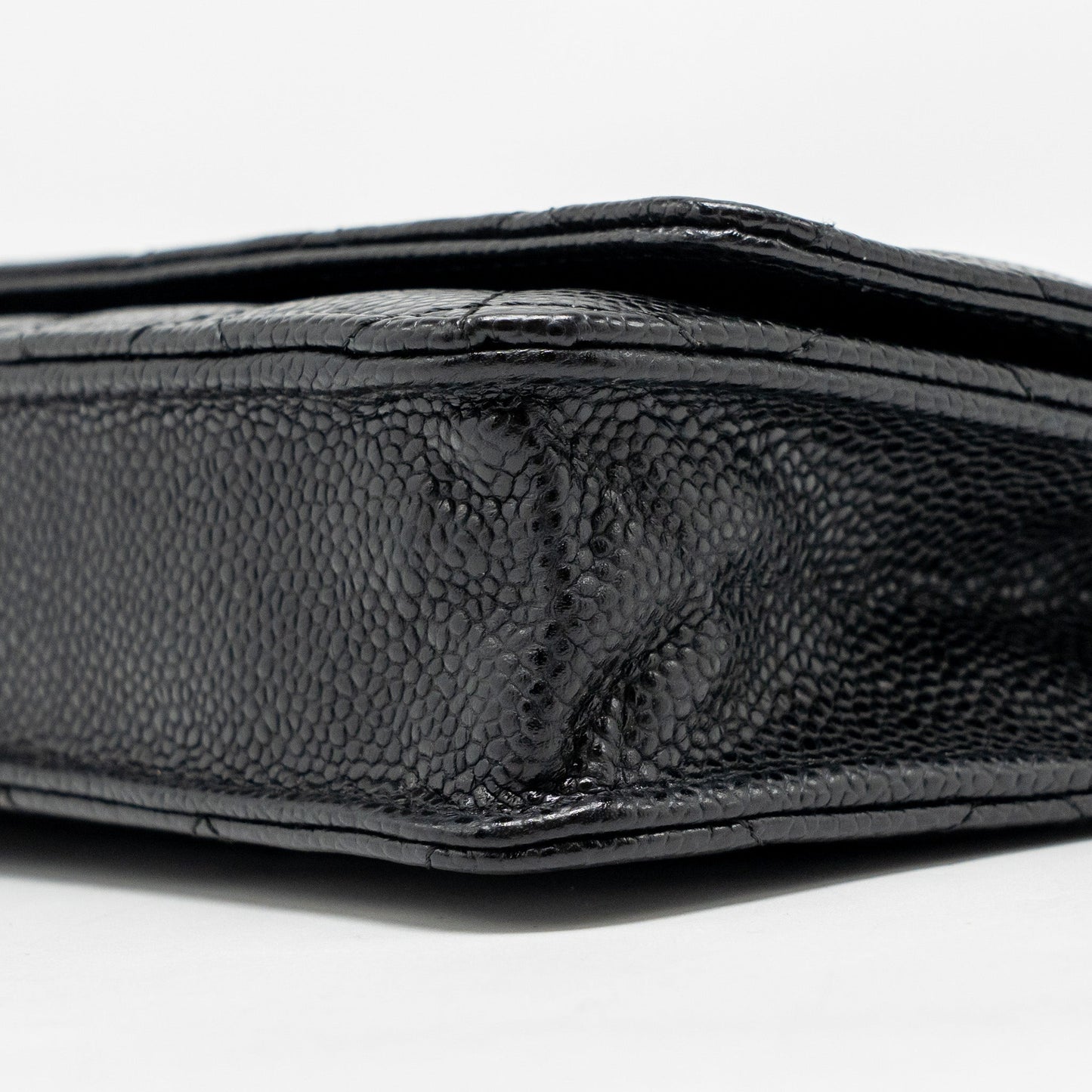 CHANEL Classic Wallet on Chain Caviar Black GHW