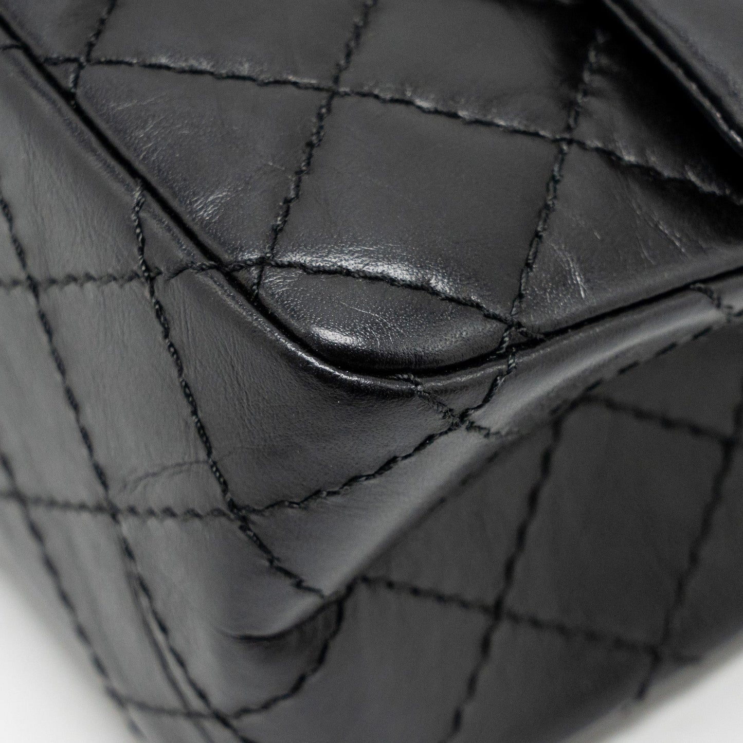 Chanel Mini 2.55 Reissue Aged Calfskin Black GHW