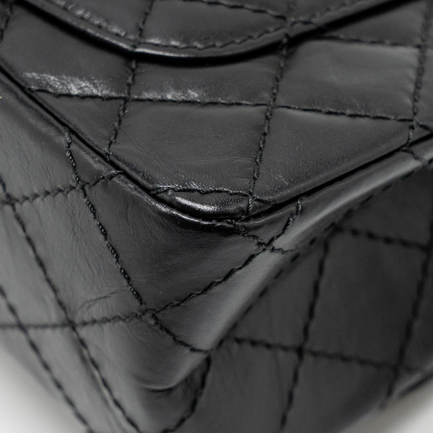 Chanel Mini 2.55 Reissue Aged Calfskin Black GHW