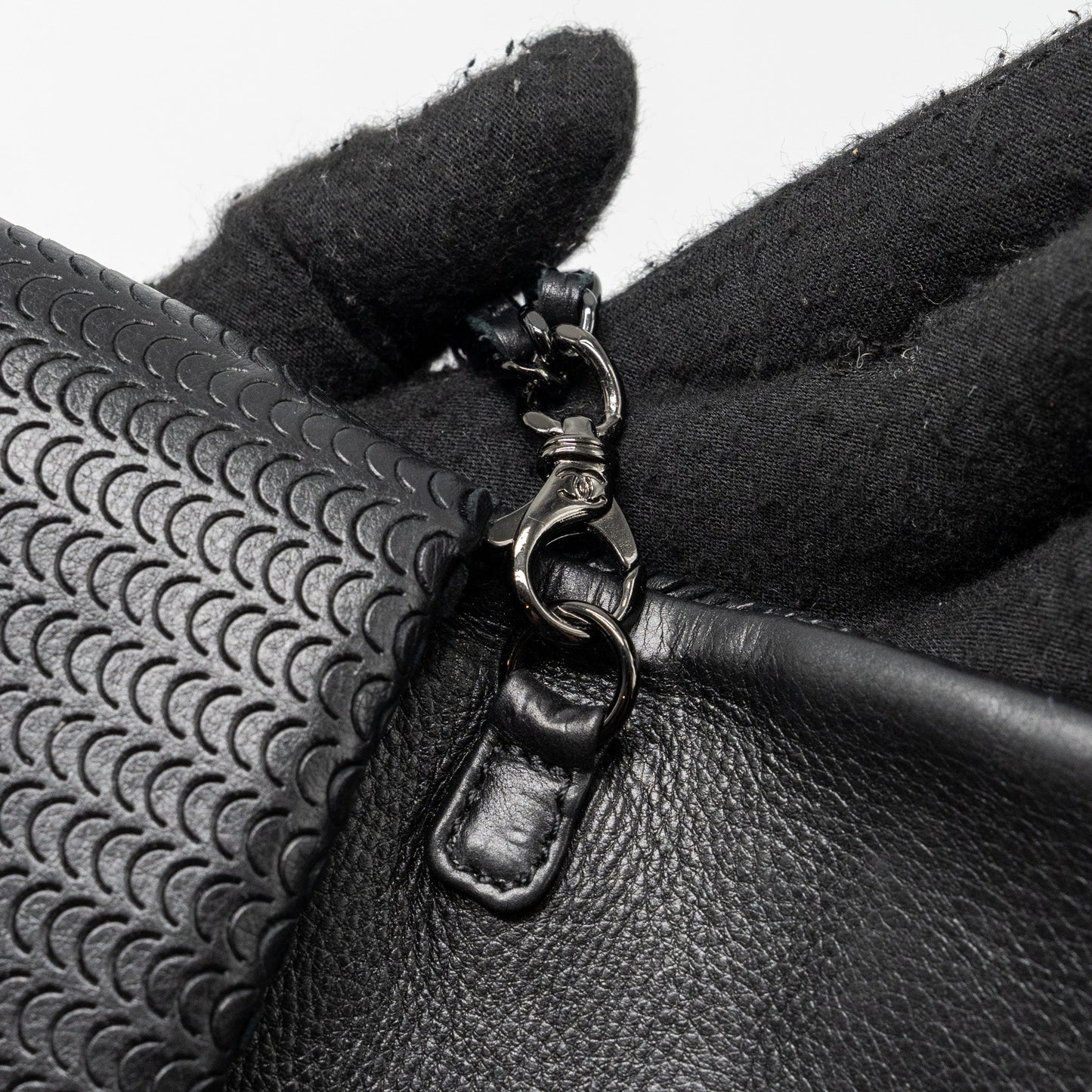 Chanel Flap Clutch Lambskin Black with Black Hardware