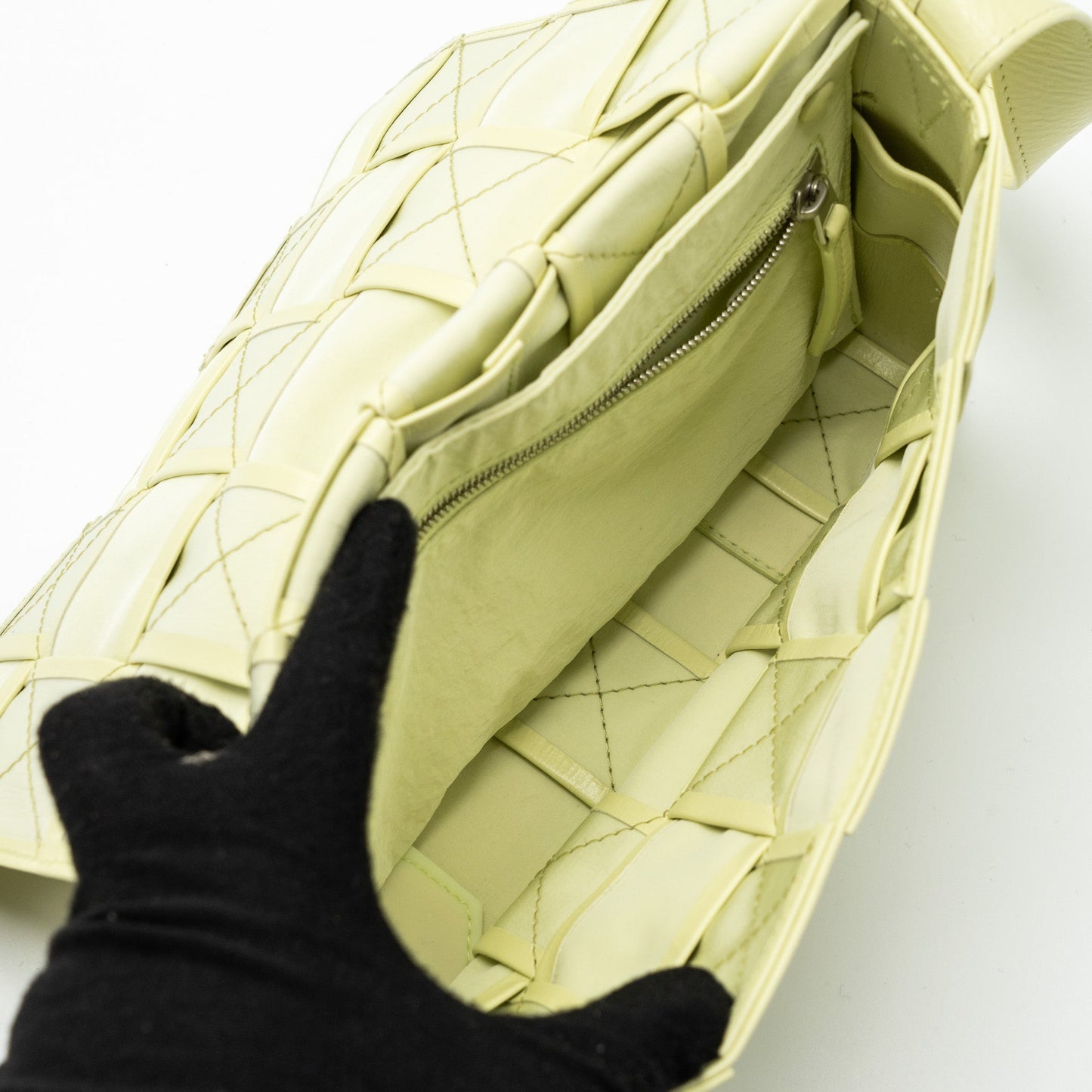 Bottega Veneta Small Cassette Bag Lemon Washed SHW