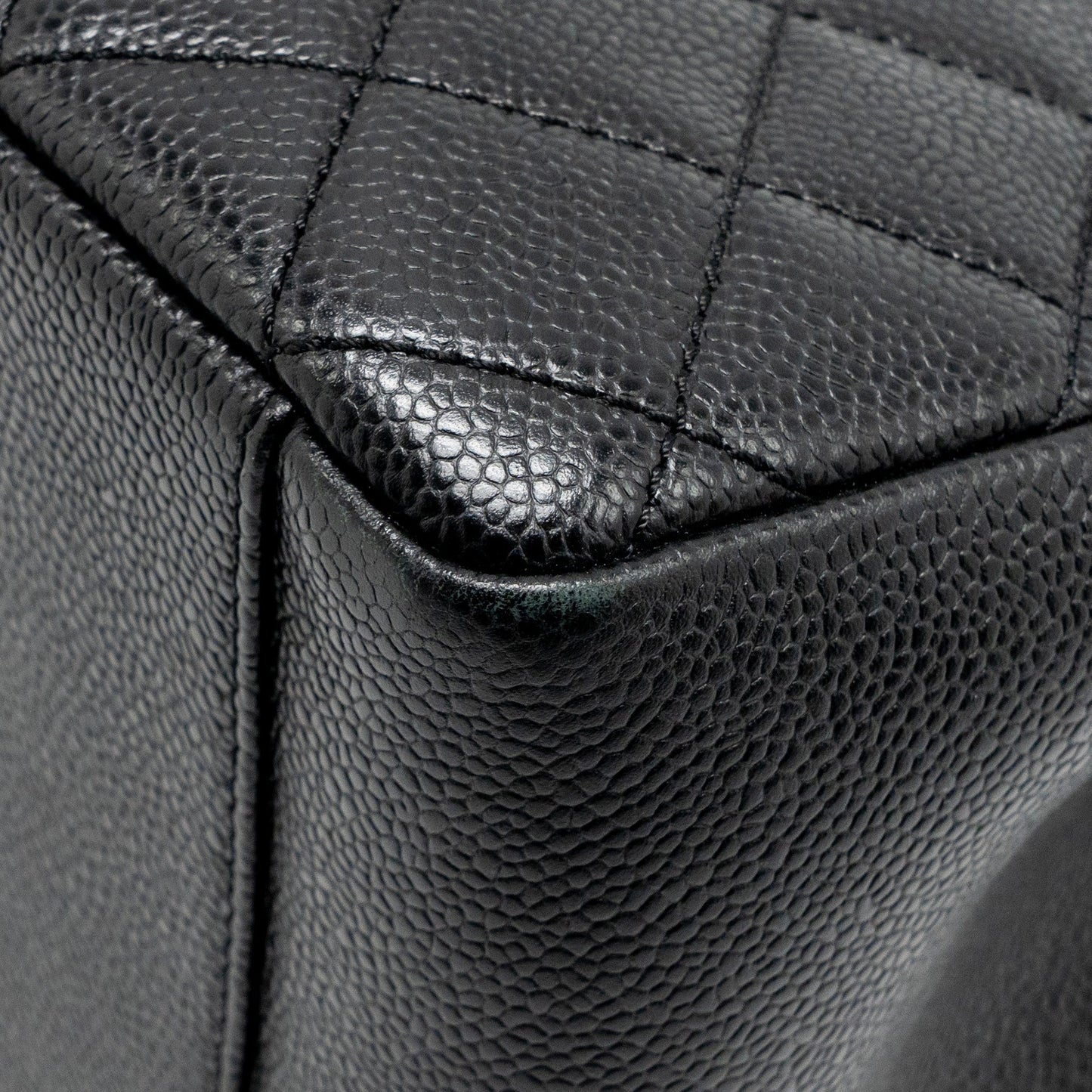 Chanel Grand Shopping Tote Bag caviar Black GHW