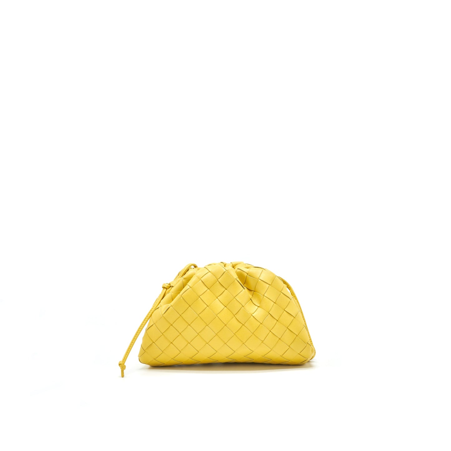 BOTTEGA VENETA THE MINI POUCH BAG YELLOW