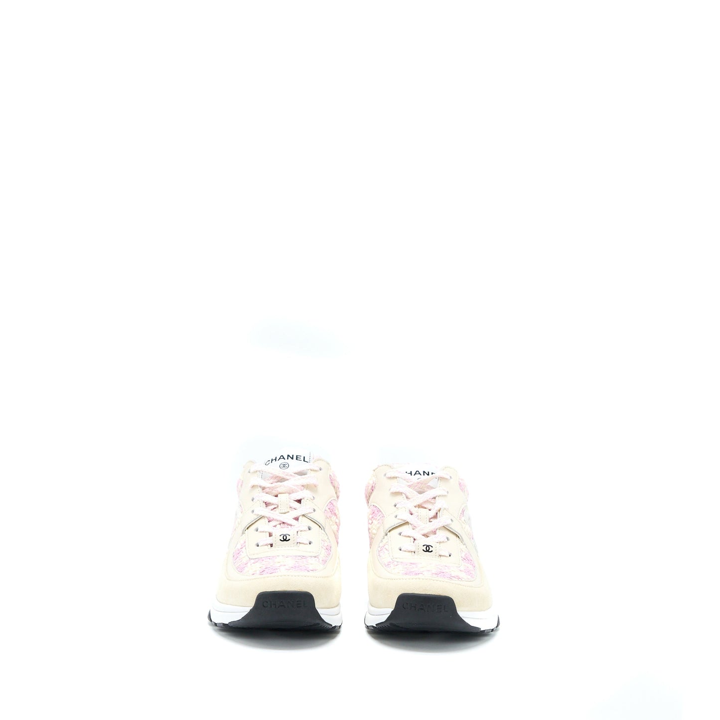Chanel Size 37.5 Trainers Tweed/Suede/Calfskin Multicolour