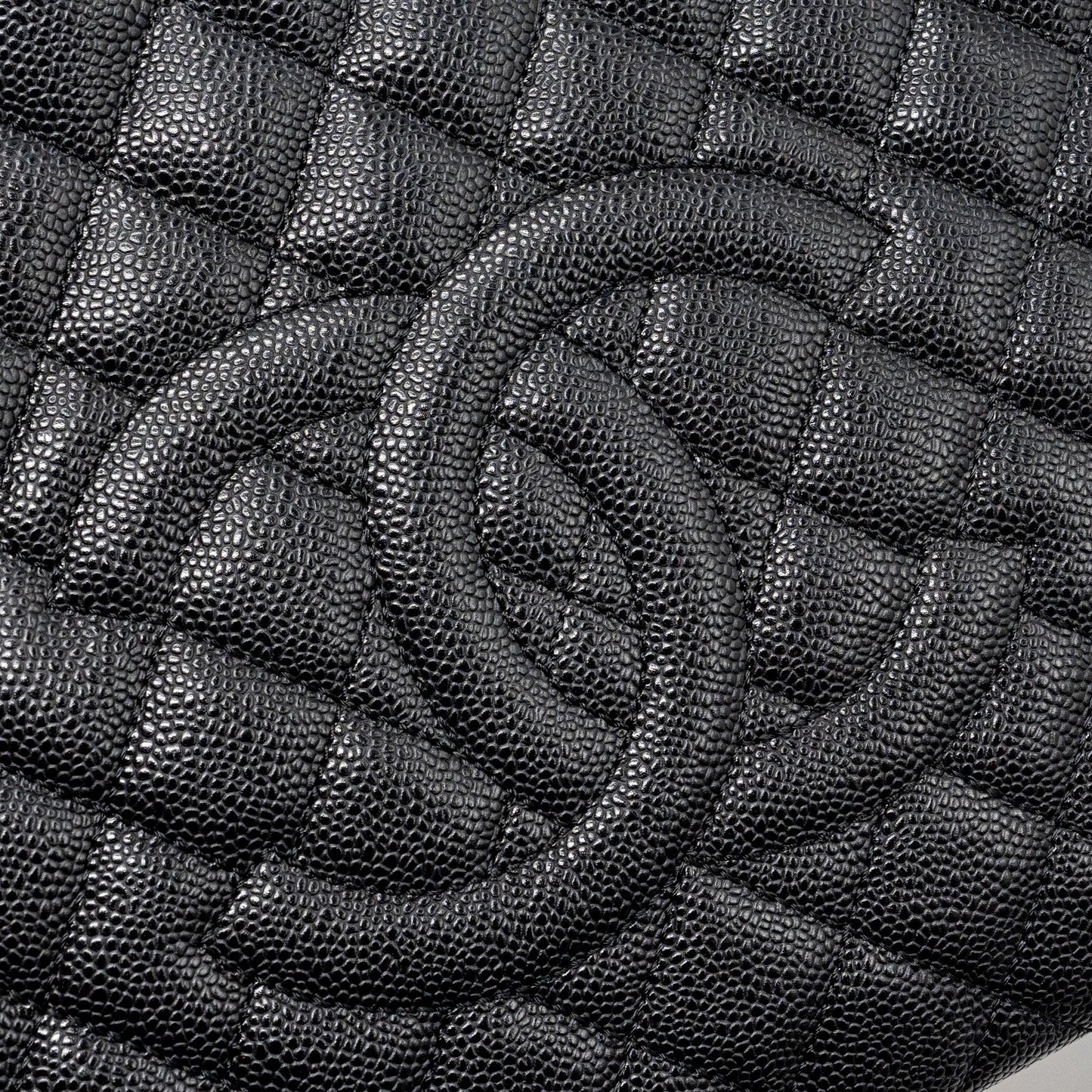 Chanel grand shopping tote bag caviar Black GHW