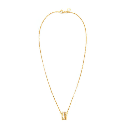 Bvlgari B.Zero 1 Necklace Yellow Gold Diamonds (Old Version)