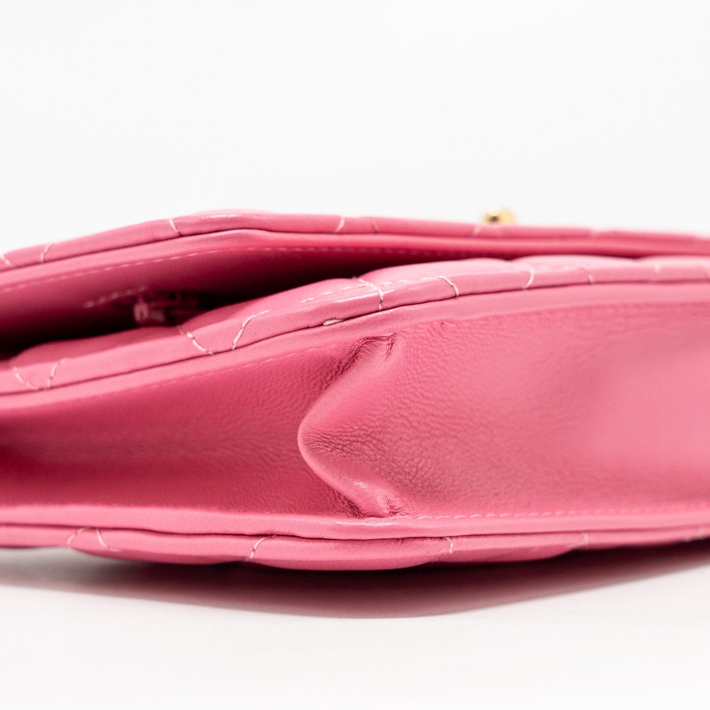 Chanel Pearl Crush Wallet on Chain Lambskin Pink GHW
