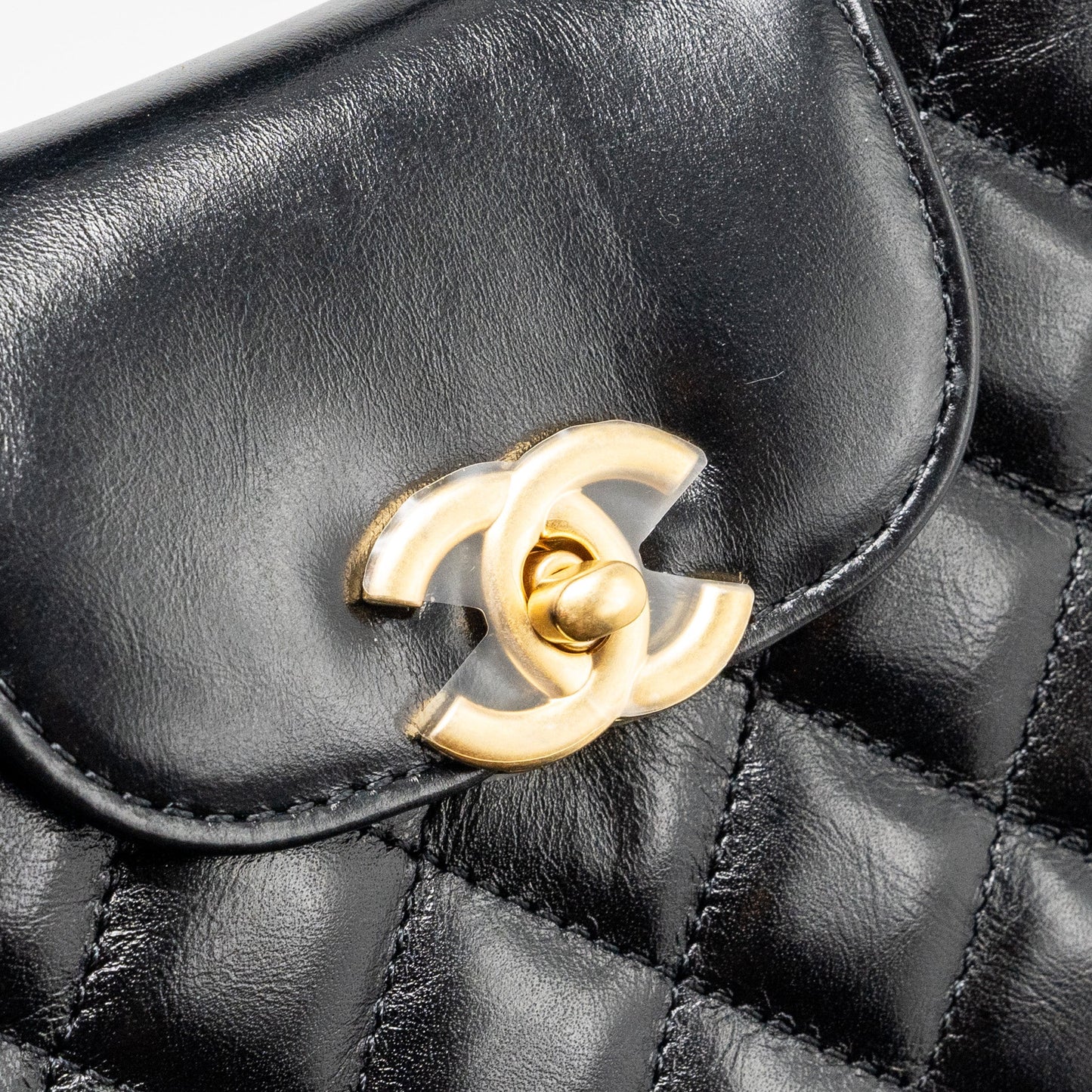 Chanel 24p Mini Shopping Tote Calfskin Black GHW (Microchip)