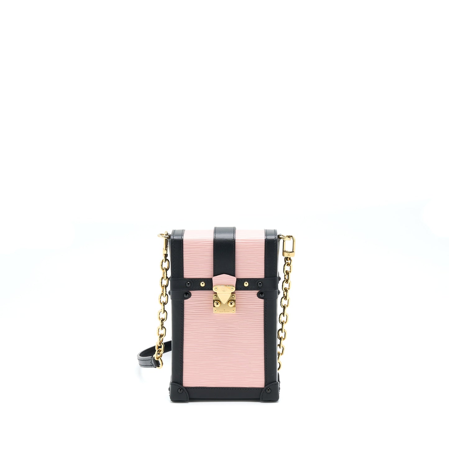 Louis Vuitton Vertical Trunk Pochette Epi Pink GHW