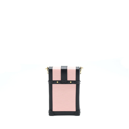 Louis Vuitton Vertical Trunk Pochette Epi Pink GHW