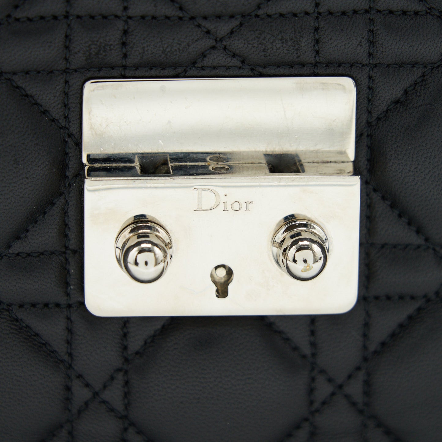 Dior Miss Dior Medium Flap Bag Black SHW