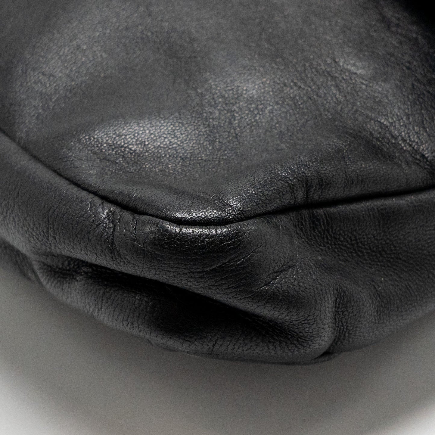 Miu miu large flap shoulder bag lambskin black SHW