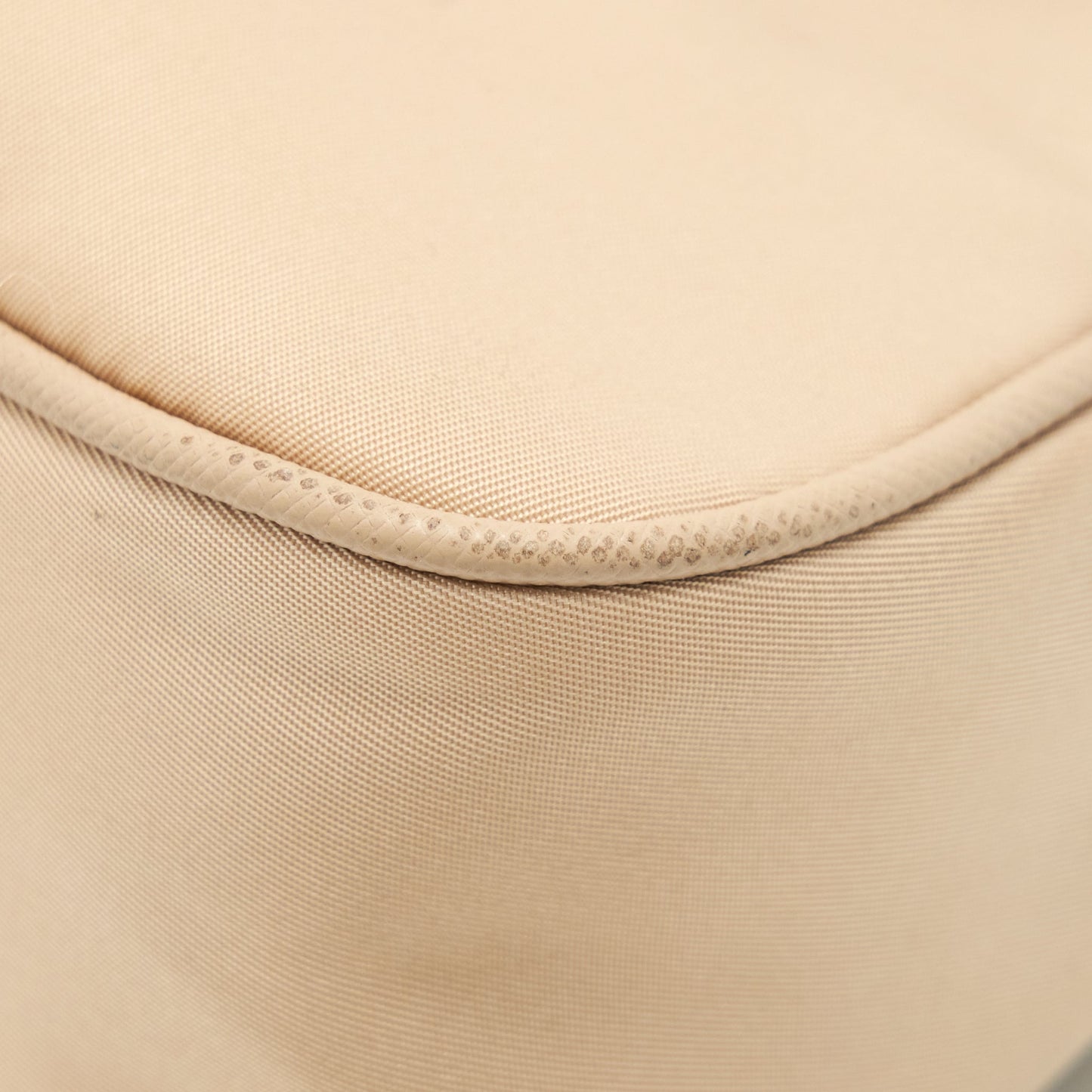 Prada 2005 Re-edition Nylon Bag Light Beige