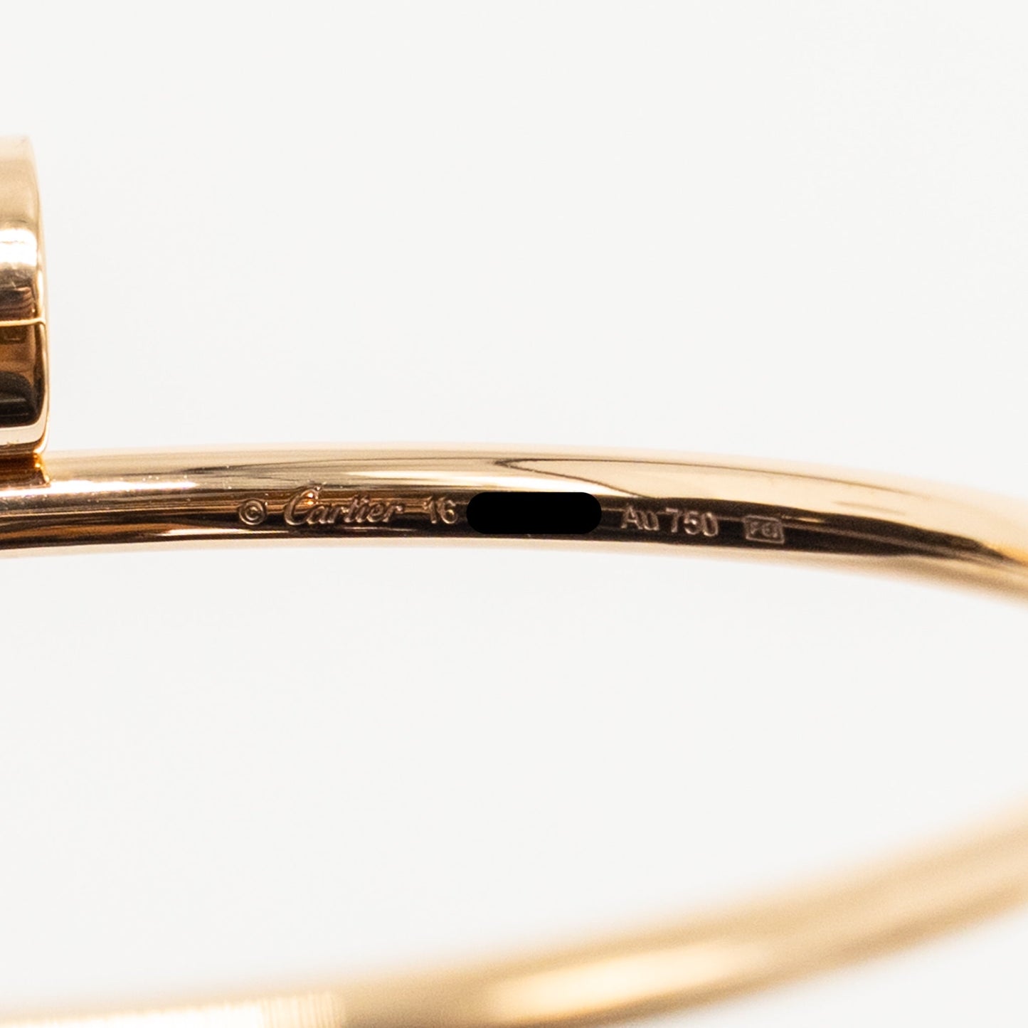 Cartier Size 16 Juste un Clou Bracelet Small model Rose Gold