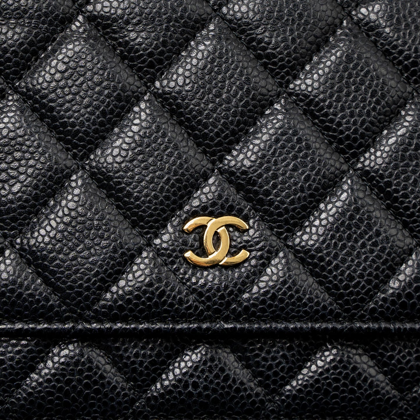 Chanel Classic Wallet On Chain Caviar Black GHW
