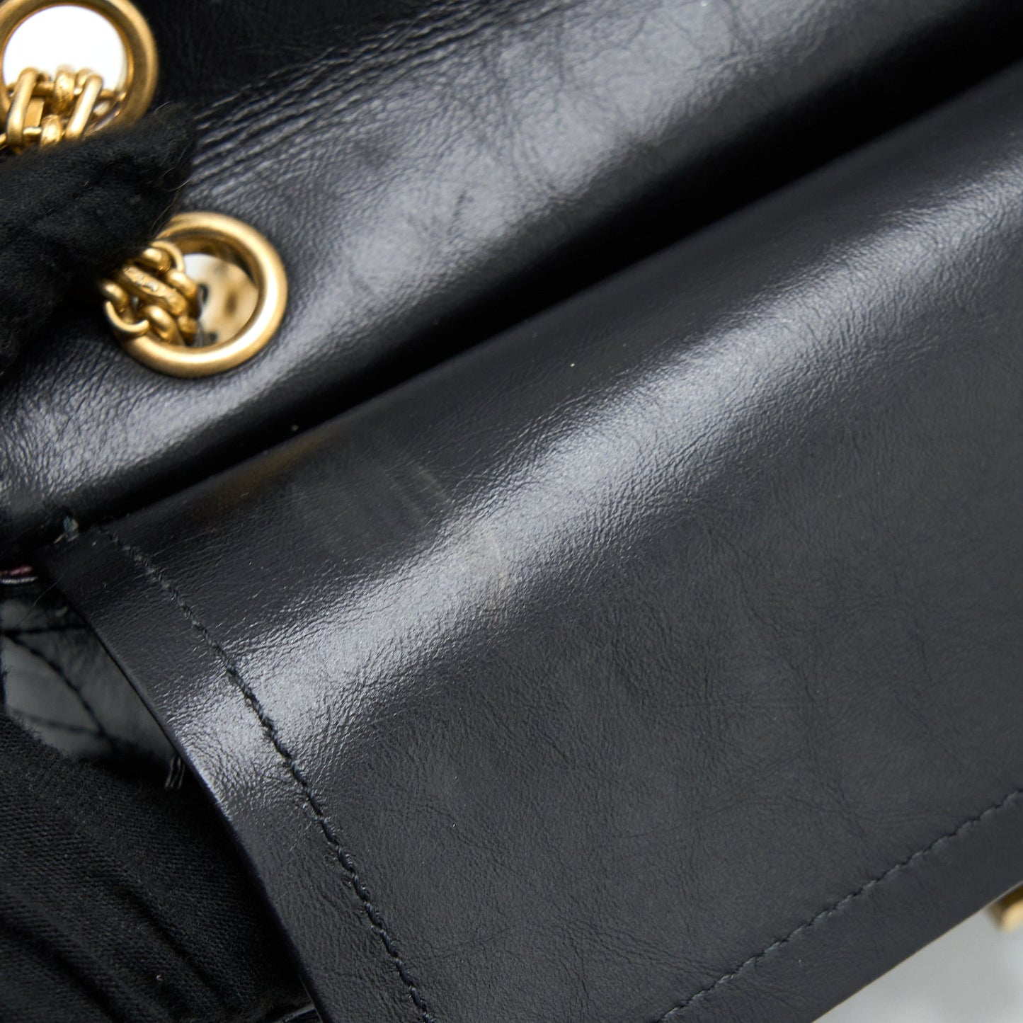 Chanel Small 2.55 Reissue Flap Bag Aged Calfskin Black Brushed GHW