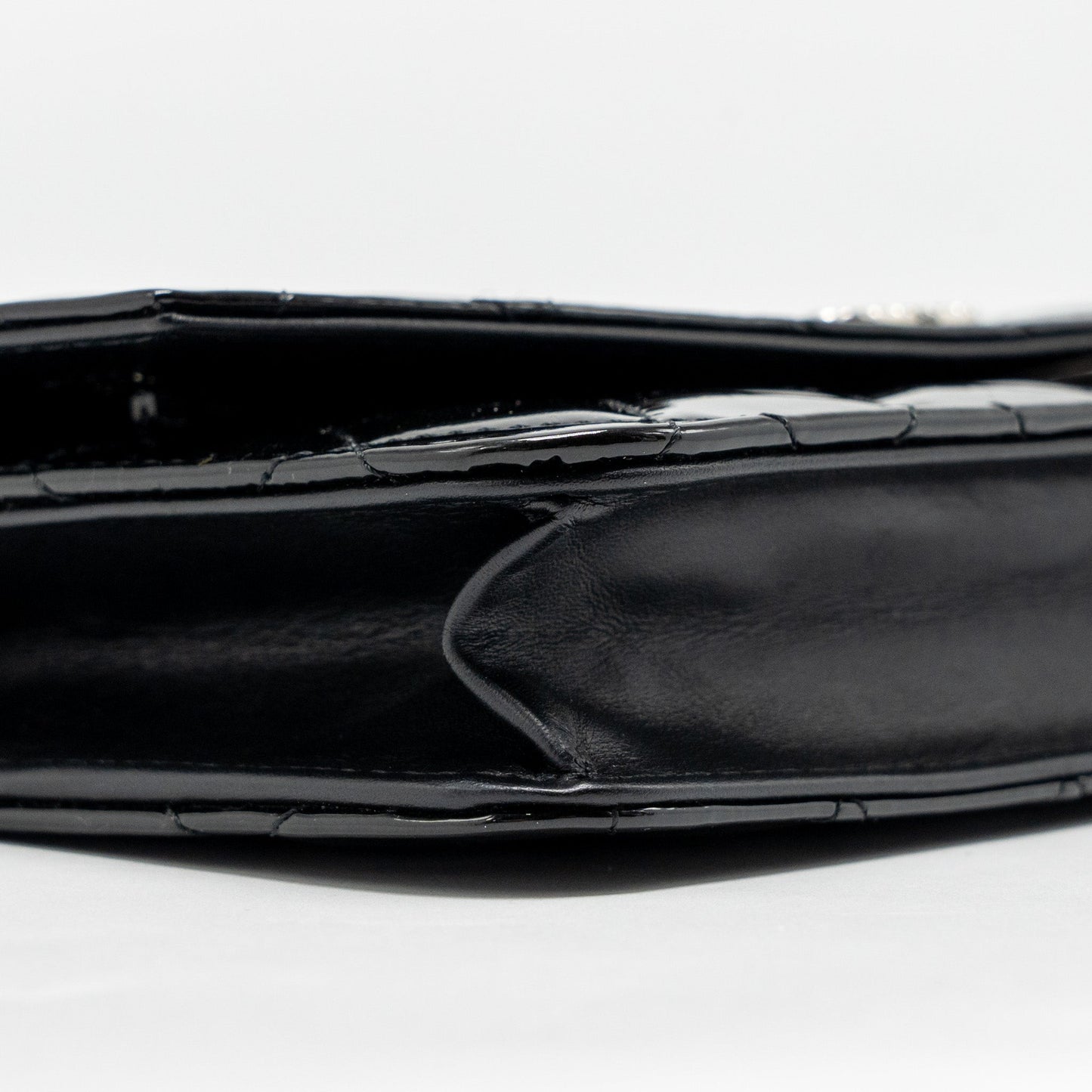 Chanel Wallet on Chain Patent Leather Black SHW