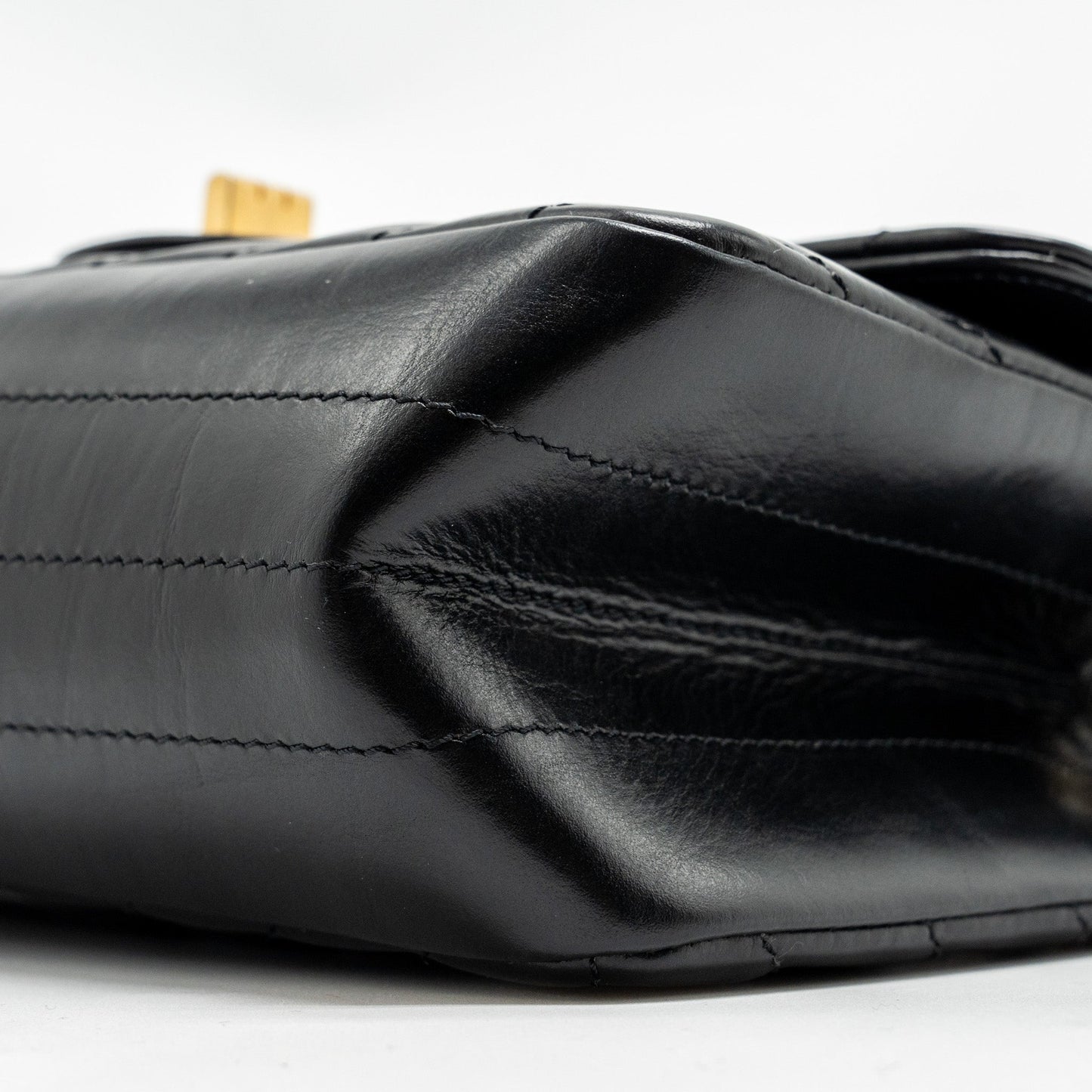 Chanel Mini 2.55 Reissue Chevron Calfskin Black GHW (Microchip)