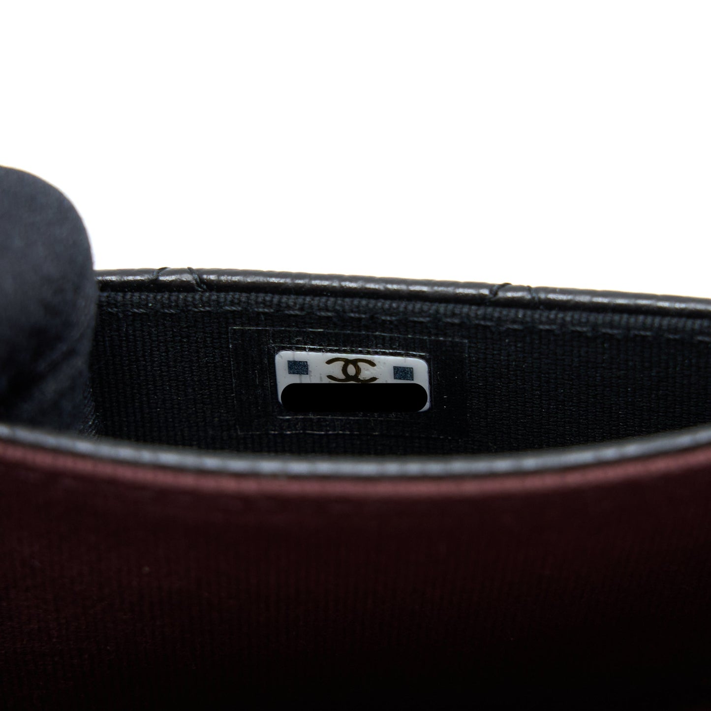 Chanel Classic Flap Card Holder Caviar Black GHW (Microchip)