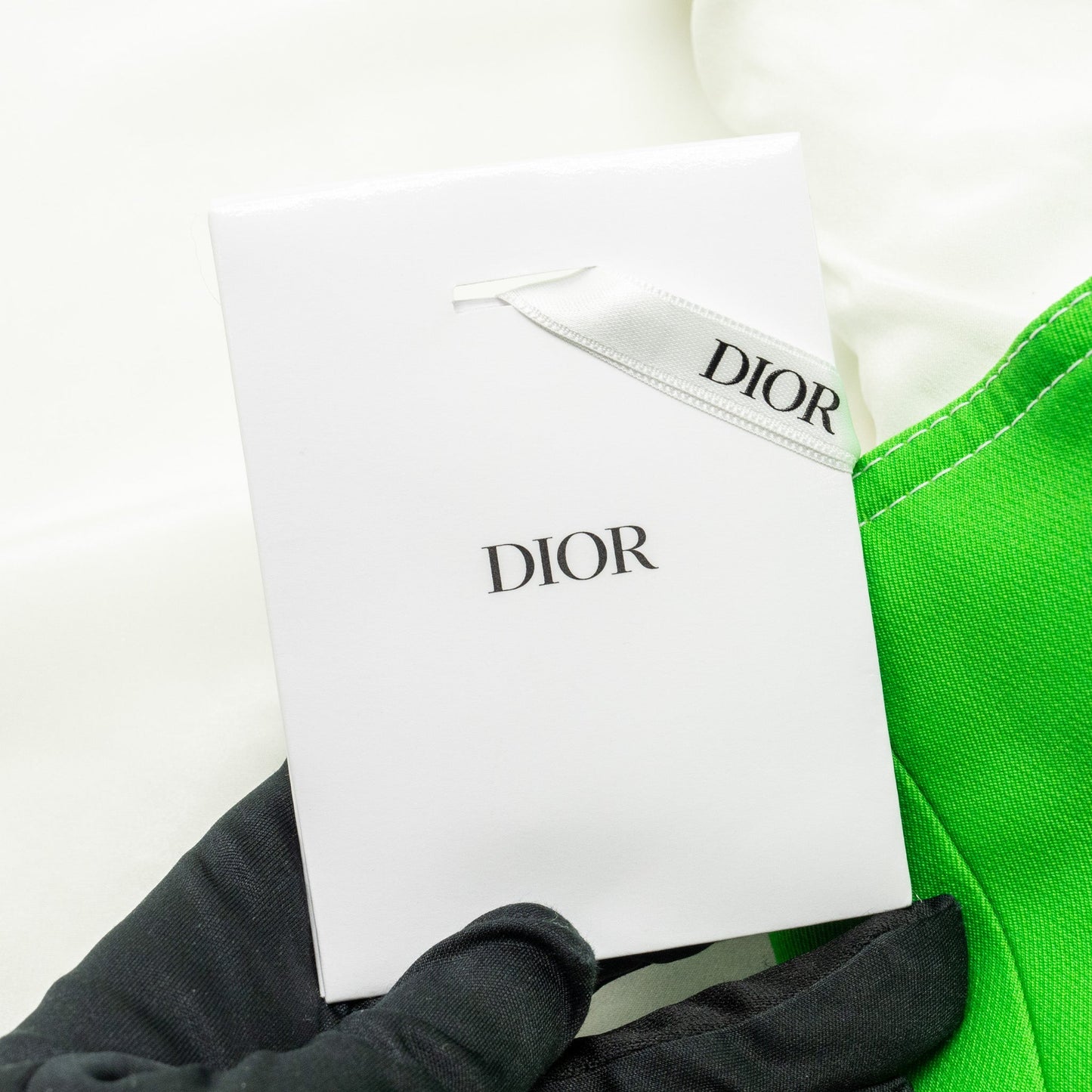 DIOR Size 34 2022 Runway Fantaisie Animalier Cropped Jacket and Shorts Suit Polyamide Green/Multicolour