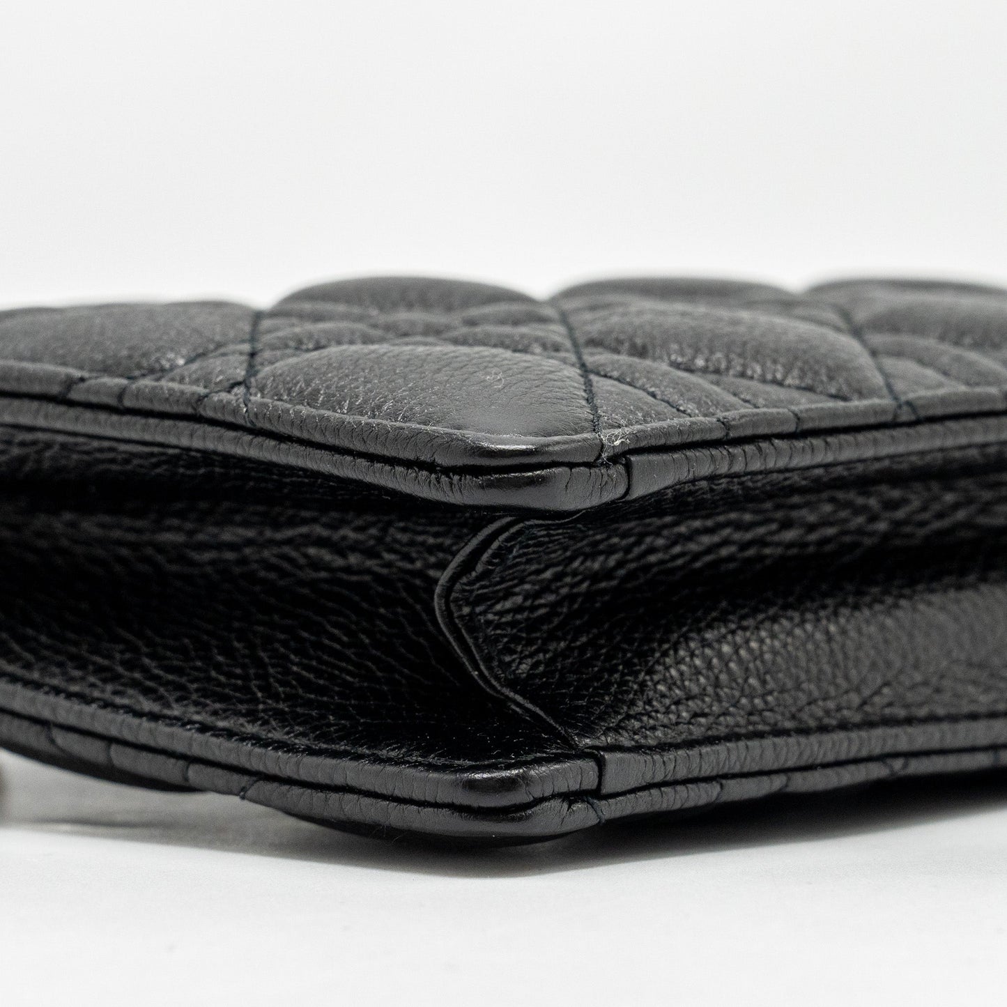Dior Caro Every Dior Pouch Supple Calfskin Black GHW
