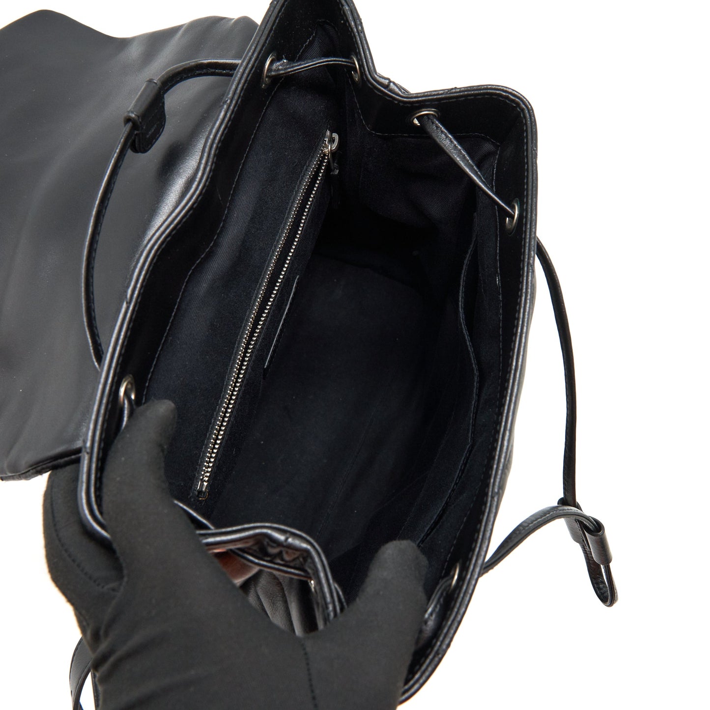 Saint Laurent Medium Loulou Backpack Black Y Matelass
