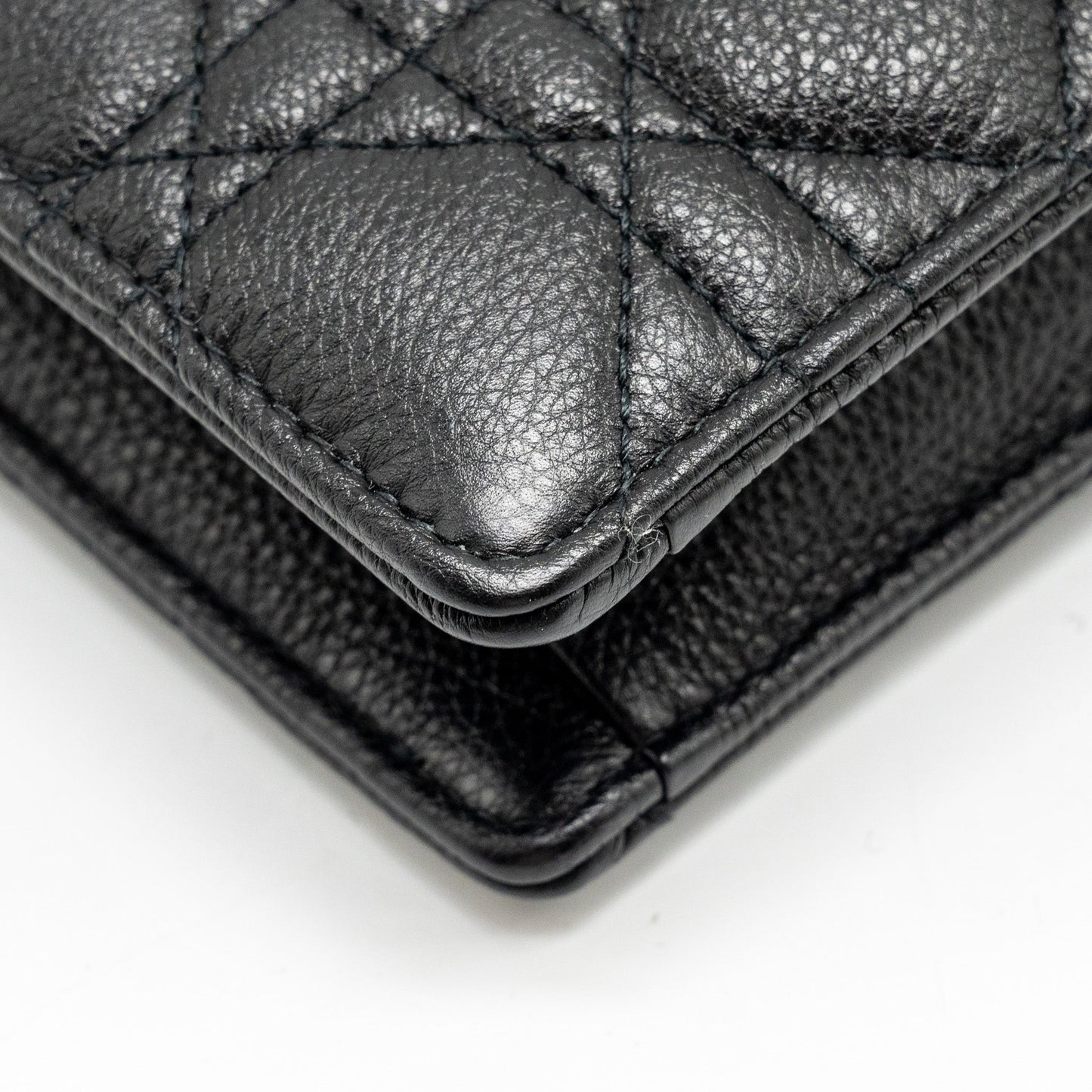 Dior Caro Every Dior Pouch Supple Calfskin Black GHW