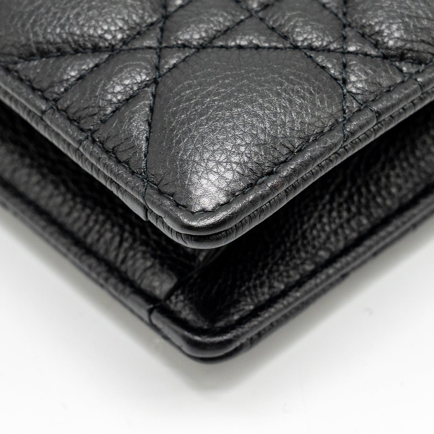 Dior Caro Every Dior Pouch Supple Calfskin Black GHW