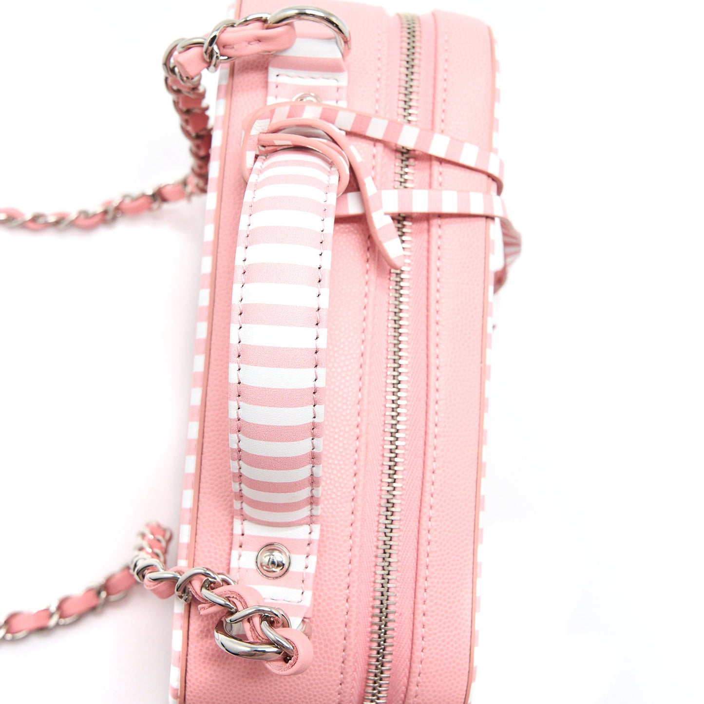 Chanel Medium Filigree Vanity Case Caviar Multicolour Pink SHW