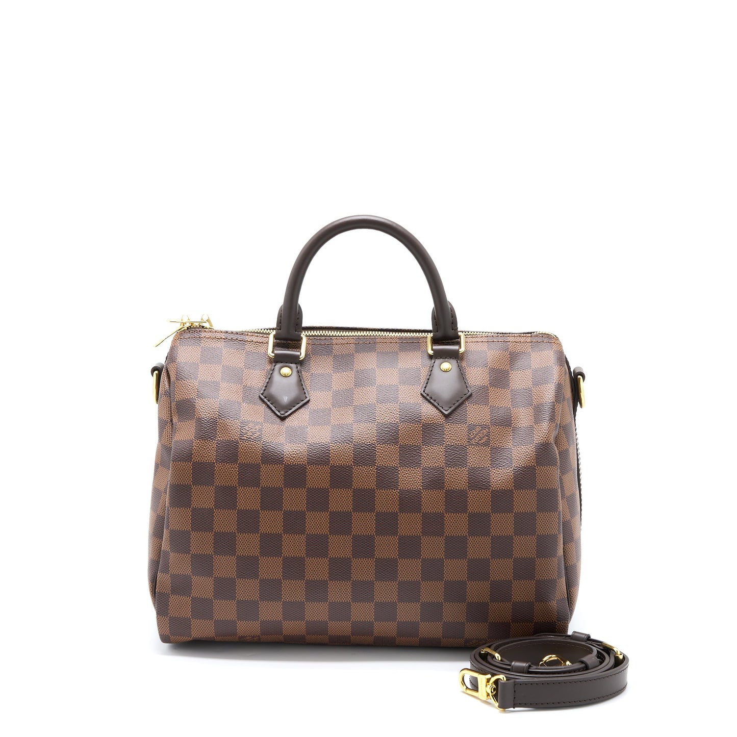 Louis Vuitton Speedy Bandouliere 30 Damier Ebene Canvas GHW (New Version)