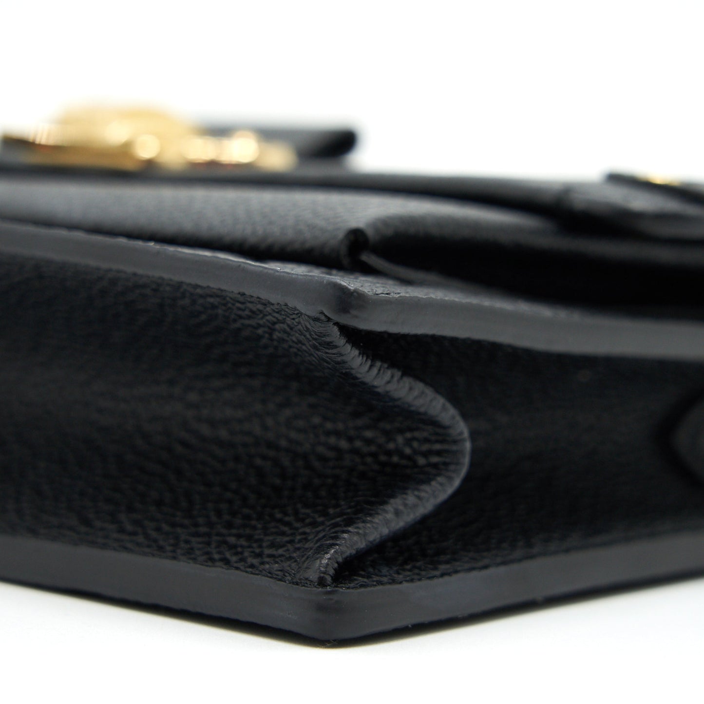 LOUIS VUITTON VAVIN CHAIN WALLET BLACK
