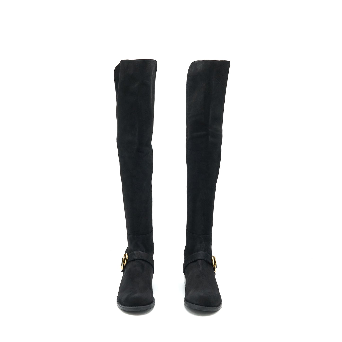 Stuart Weitzman Size37 Siella Boots Stretch Suede Black