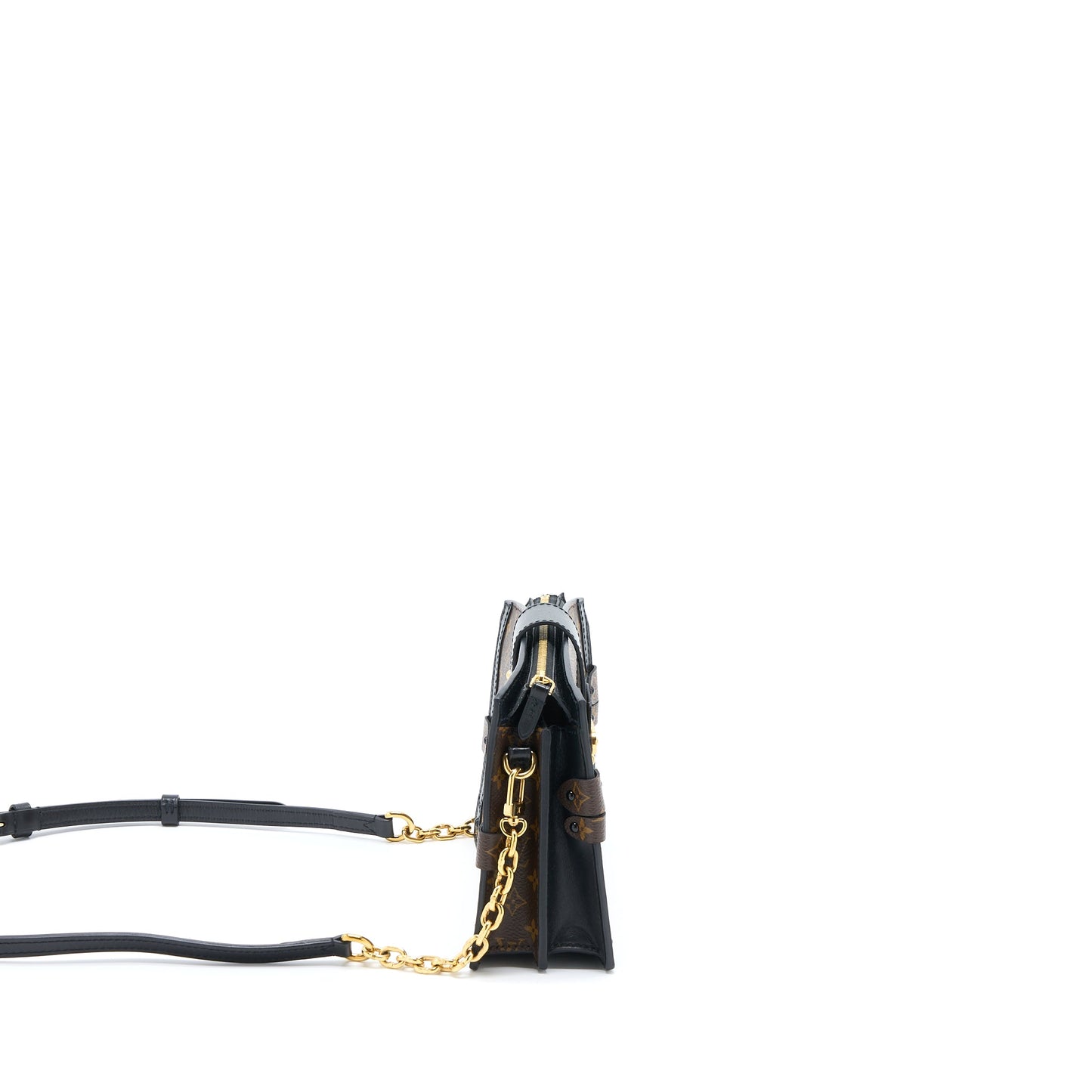 Louis Vuitton Trunk Clutch Monogram Reverse Canvas GHW