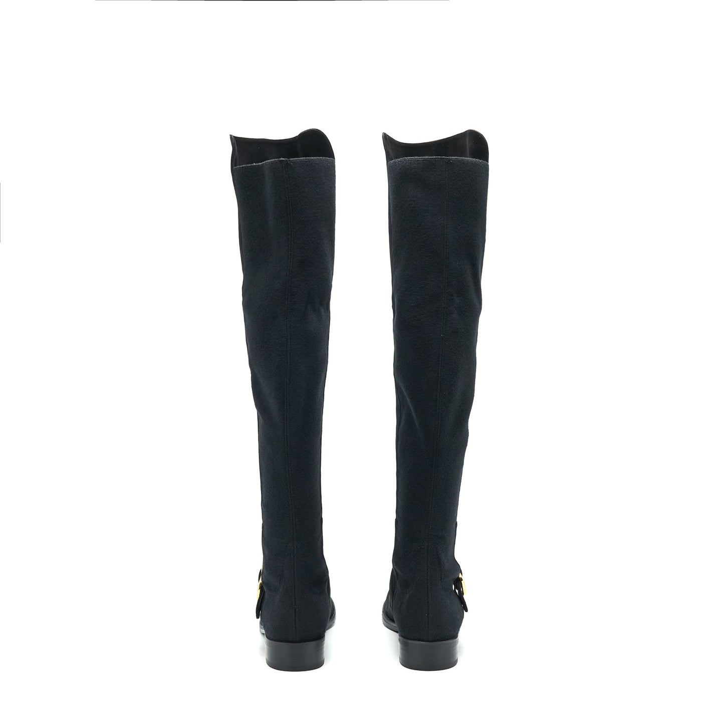 Stuart Weitzman Size37 Siella Boots Stretch Suede Black