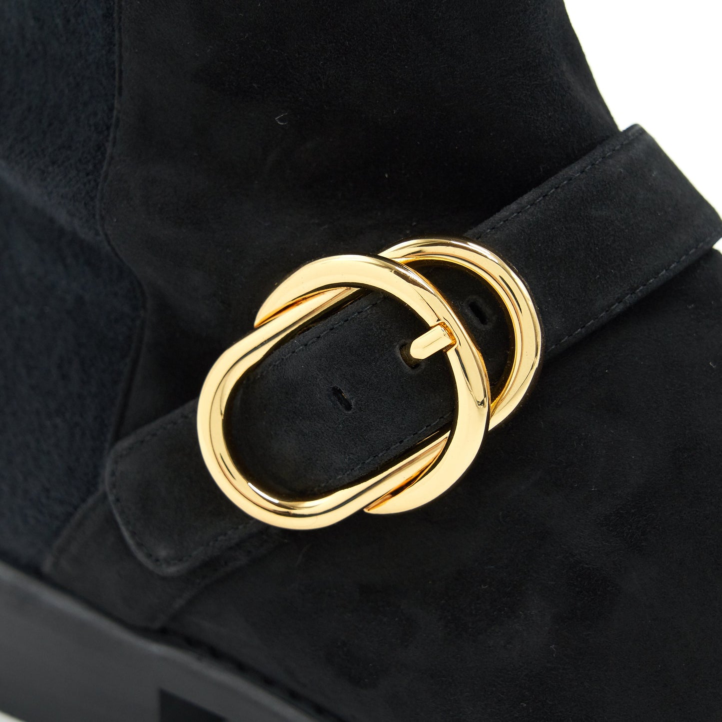 Stuart Weitzman Size37 Siella Boots Stretch Suede Black