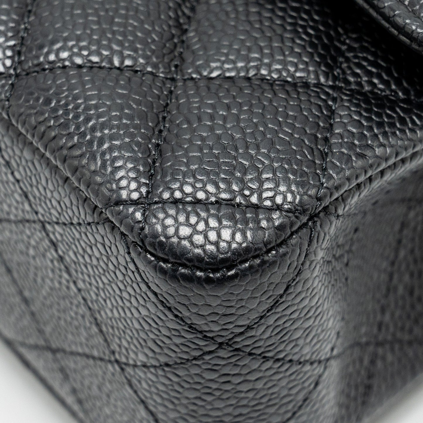 Chanel Medium Classic Double Flap Bag Caviar Black SHW