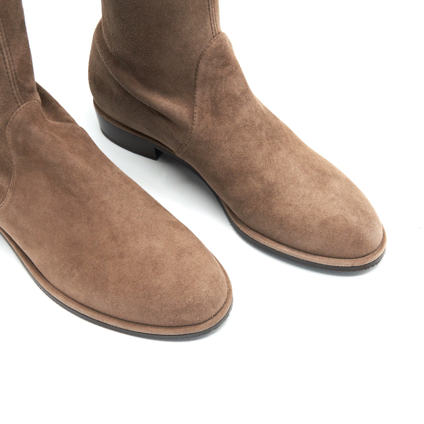 Stuart Weitzman Size37 Lowland Stretch Suede Taupe
