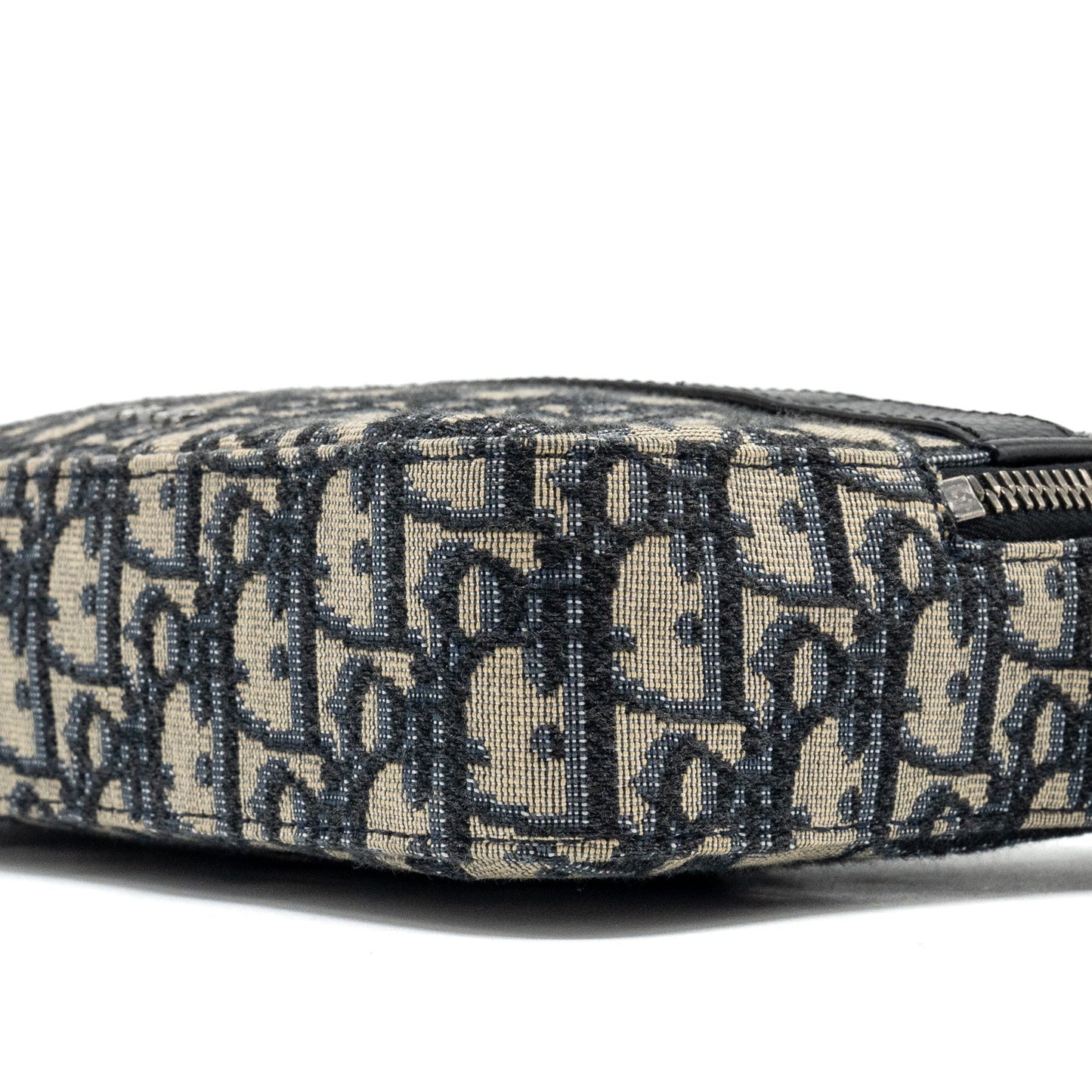 Dior safari bag with strap black Oblique jacquard SHW
