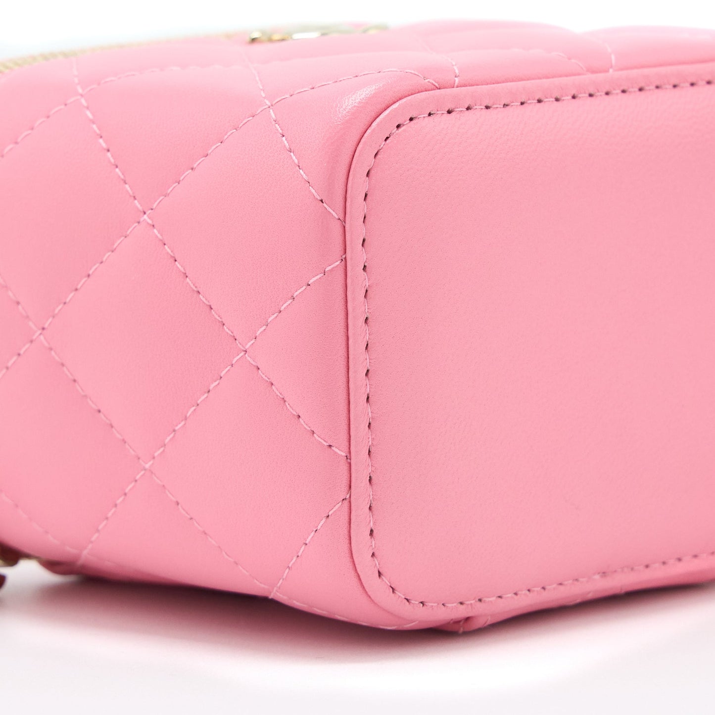 Chanel Mini Trendy CC Vanity with Chain Lambskin Pink LGHW