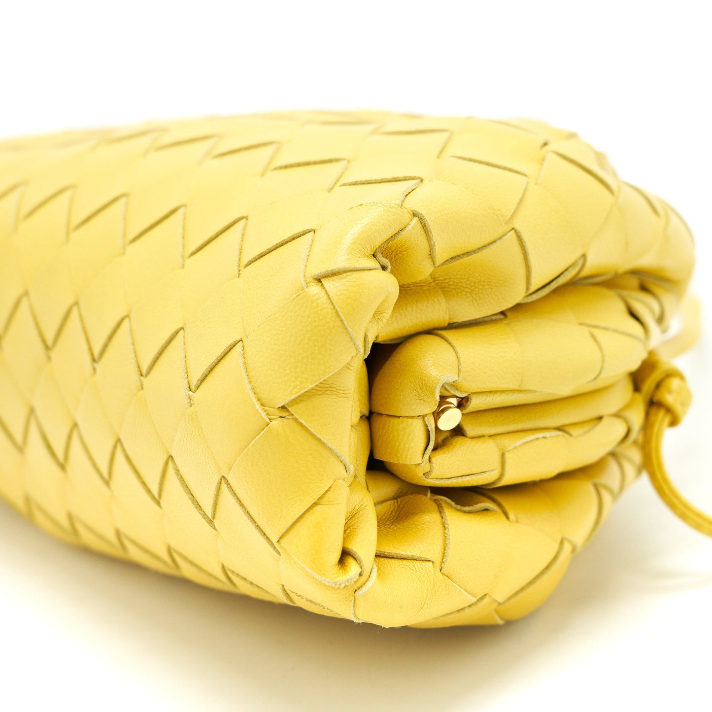 BOTTEGA VENETA THE MINI POUCH BAG YELLOW