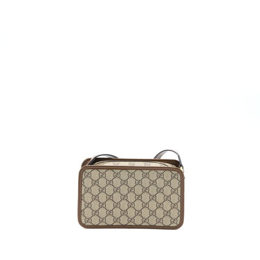 Gucci Mini Bag Interlocking G in GG Supreme Canvas GHW