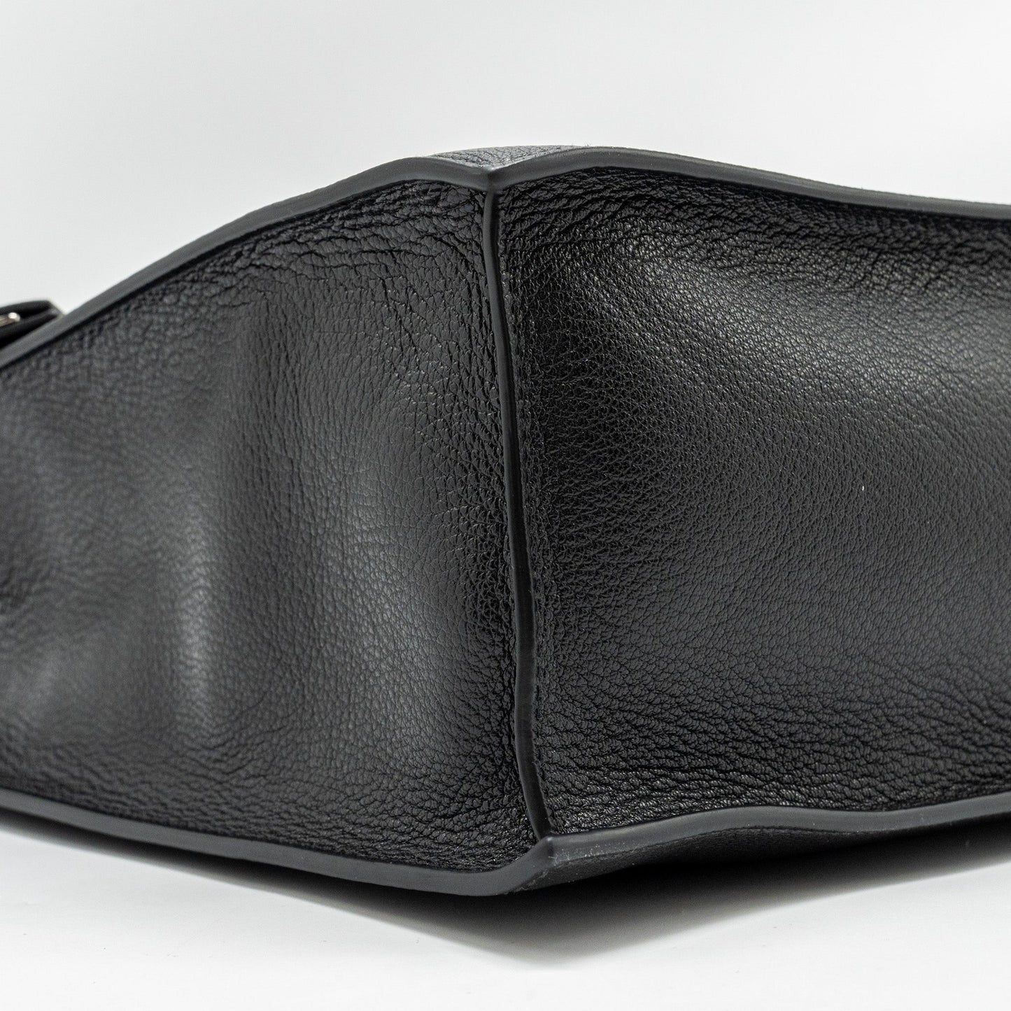 Miu Miu Tote Bag Leather Black SHW