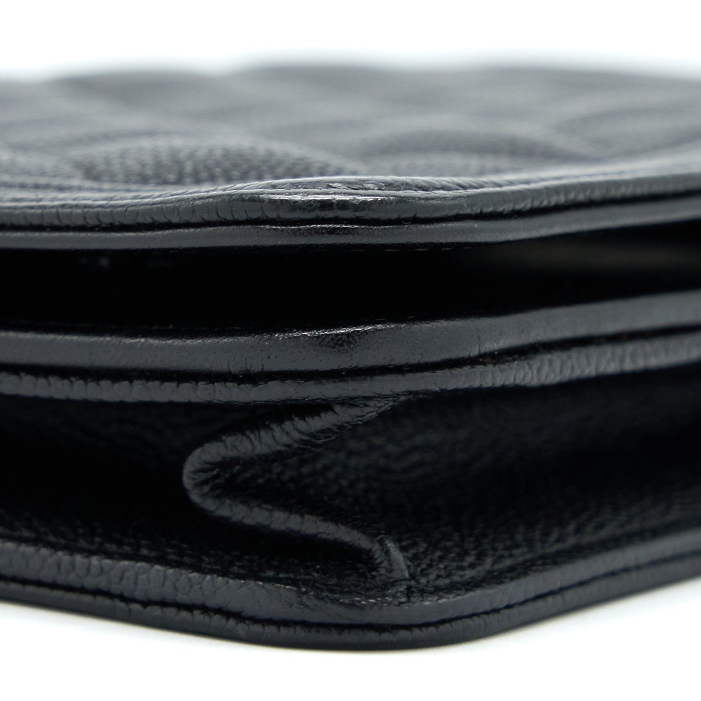 Chanel Classic Boy Wallet On Chain Caviar Black GHW