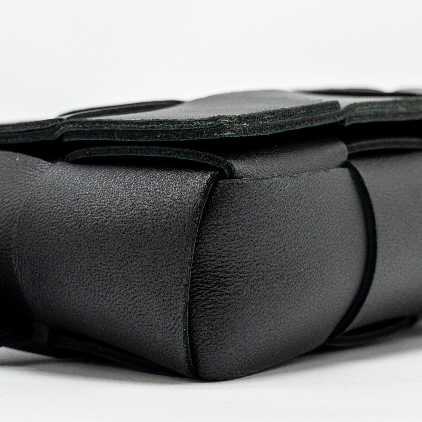 Bottega Veneta Cassette Belt Bag Lambskin Black GHW