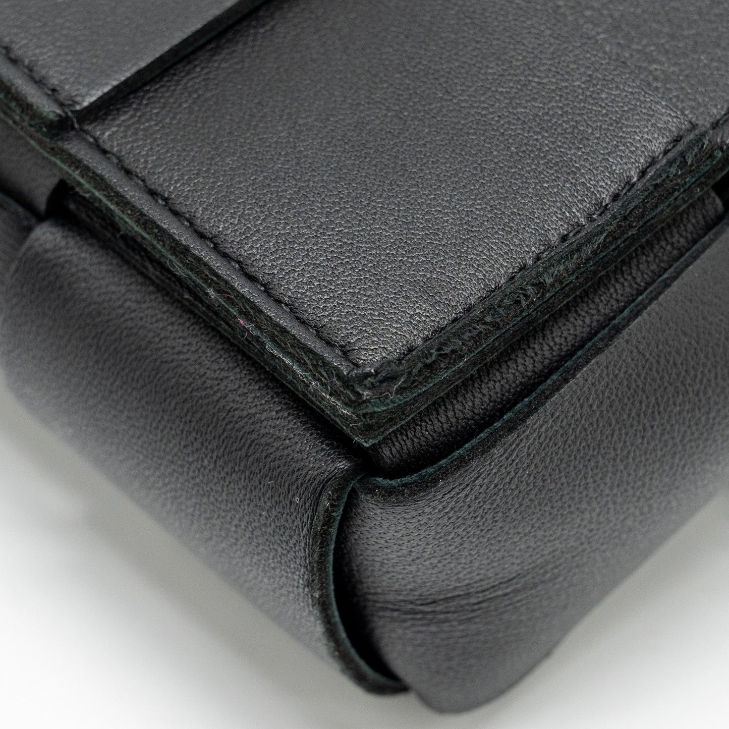 Bottega Veneta Cassette Belt Bag Lambskin Black GHW
