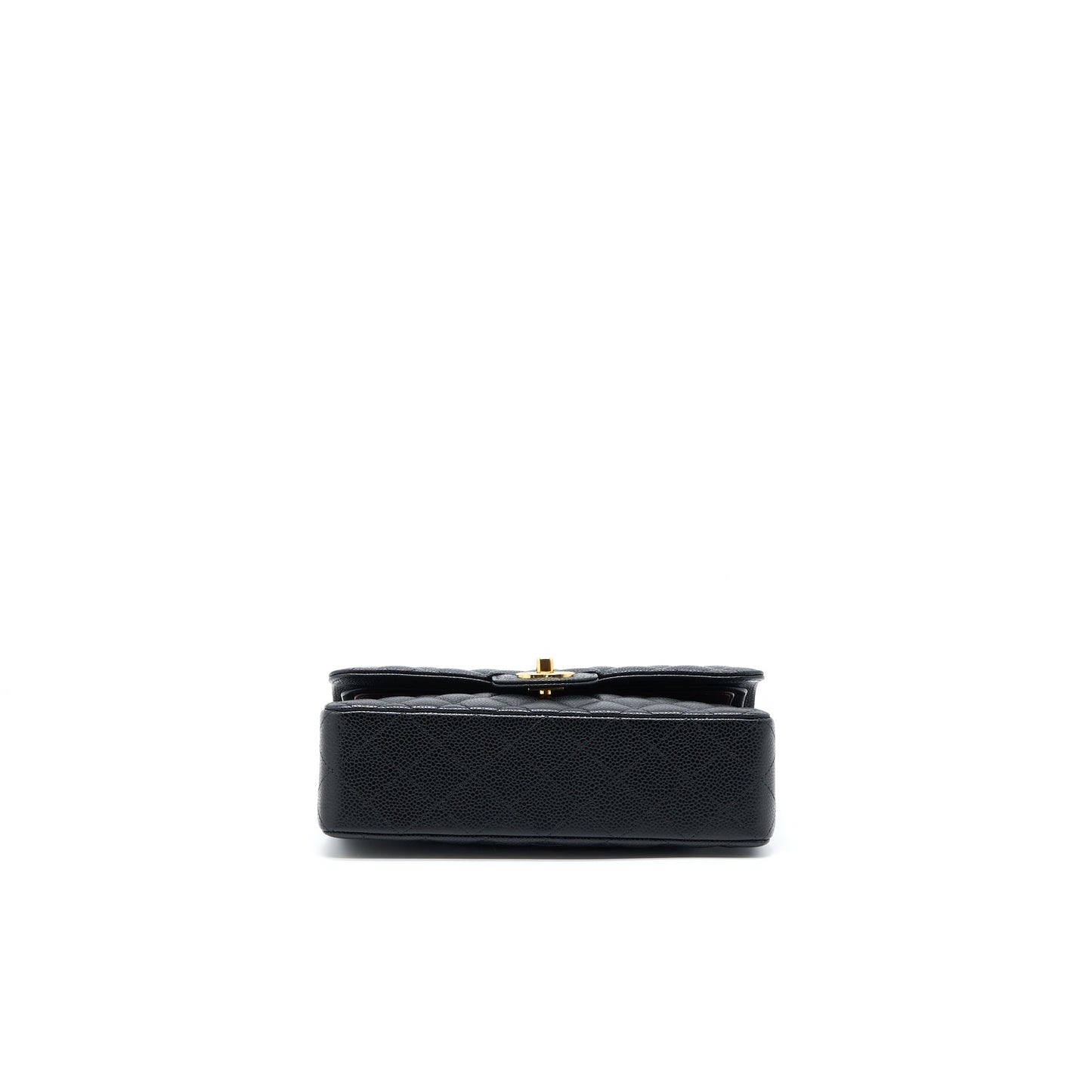 Chanel Small Classic Flap Bag Caviar Black GHW (Microchip)