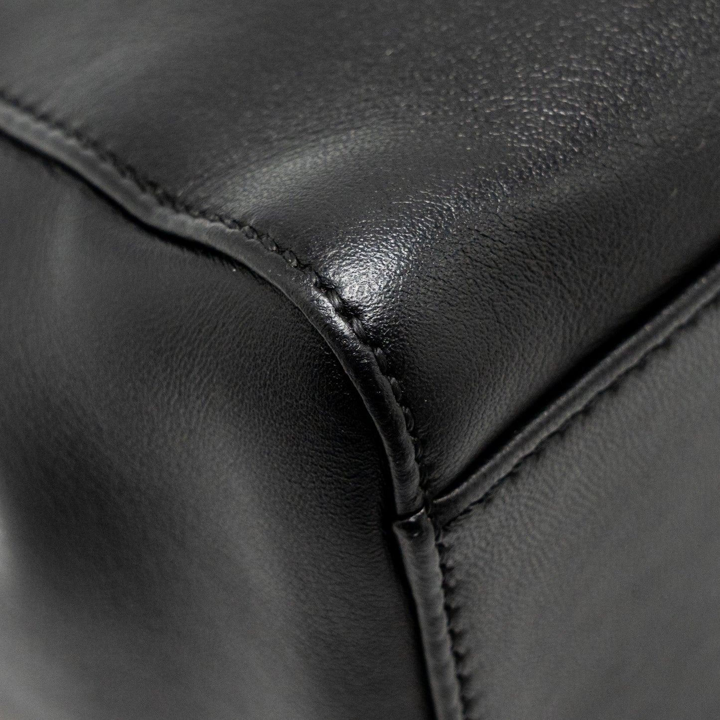 Fendi Mini Peekaboo Lambskin Black GHW