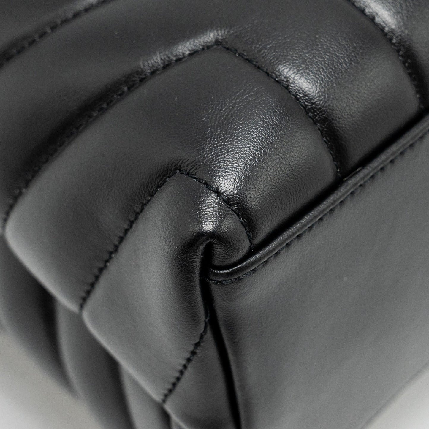Saint Laurent Medium LouLou Shoulder Bag Calfskin Black SHW