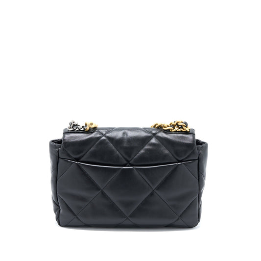 Chanel Medium 19 Bag Lambskin Black Multicolour Hardware